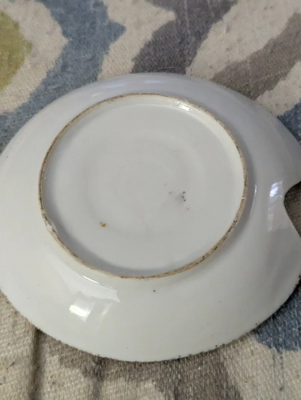 Vintage Florida Souvenir Trinket Dish or Ashtray with Gold Trim